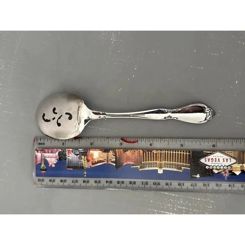 Oneida Community Chatelaine Stainless Steel Serving Set Ladle, Fork,Spoon Knife